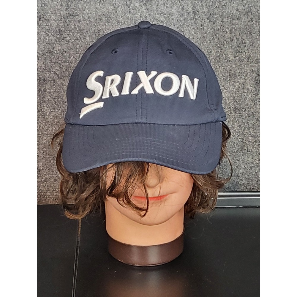 Srixon Golf Hat Cap Men's Navy Blue Embroidered Logo Adjustable Sportswear
